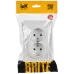 BRITE Розетка 2-местная с заземлением без защитных шторок 16А в сборе РС12-3-БрАБ арктический белый IEK