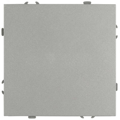 Кнопка 10АХ-250В IP20 алюминий 15-1109-03 Galaxy