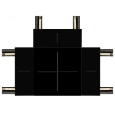 Коннектор Т-образный для тонкого магнитного шинопровода черный TRM-S5-CT BK