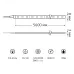 Лента Gauss LED Elementary 2835/120 12V 9.6W 3000K 8mm IP66 5m (ZIP bag) 1/50