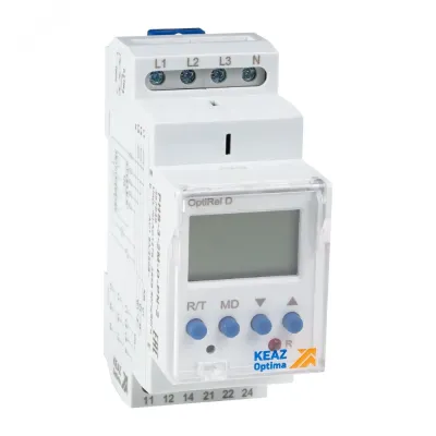 Реле контроля фаз OptiRel D PHS-3-2M-D-PP-2 цифровое трехфазный 2СО