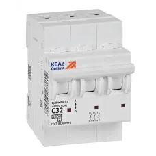 Выключатель автоматический трехполюсный 32А C 4,5кА AC OptiDin BM63-3C32-4,5-УХЛ3