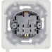 Розетка 1-местная с заземлением с защитными шторками и крышкой 16А IP44 антрацит INSPIRIA