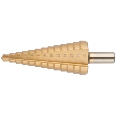 Сверло ступенчатое HSS по металлу, 13 ступеней, 6-30 мм