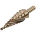Сверло ступенчатое HSS Co5% ( Р6М5К5 ) по металлу, 15 ступеней, 4-32 мм