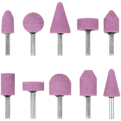 Шарошки абразивные по металлу, 10 шт. (большие)