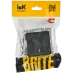 BRITE Выключатель одноклавишный с индикацией 10А ВС10-1-1-БрГ графит