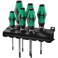 Набор отверток с фиксацией крепежа + подставка 6 предметов. 367/6 TORX HF Kraftform Plus