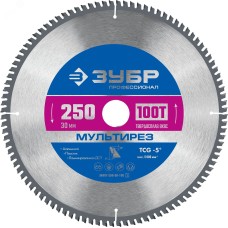 Диск пильный по алюминию Мультирез 250X30мм 100T