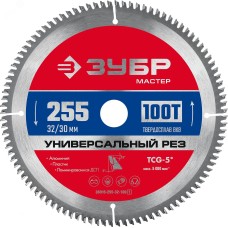Диск пильный по алюминию Универсальный рез 255X32/30мм 100Т