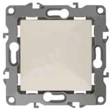 12-1101-02 ЭРА Выключатель, 10АХ-250В, IP20, Эра12, слоновая кость (10/100/3200)
