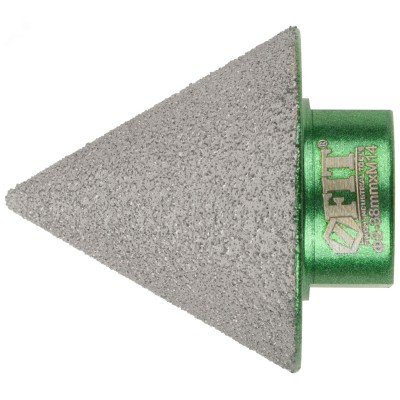 Фреза алмазная конусная для УШМ, хвостовик М14, 2-38 мм