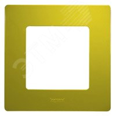 Рамка 1-местная зеленый папоротник ETIKA