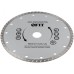 Диск отрезной алмазный ''турбо'' (сухая и влажная резка) 180х2.6х7.5х22.2 мм
