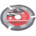 Диск пильный по дереву, посадочный диаметр 22.2 мм, 3 зуба с карбидными вставками, 125 мм