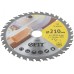 Диск пильный для циркулярных пил по дереву, спец. форма зуба 210x30/25.4x36Т