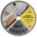 Диск пильный для циркулярных пил по дереву, спец. форма зуба 305 х 30/25,4 х 80Т