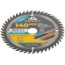 Диск пильный для циркулярных пил по ламинату 140x20x48T + кольцо 20/16 мм