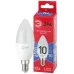 Лампочка светодиодная ЭРА RED LINE LED B35-10W-865-E14 R Е14 / E14 10 Вт свеча холодный дневной свет