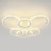 Светильник потолочный светодиодный ЭРА Модерн Ring CLL-1-90-RC WH с ДУ 90W 3000-6500К белый