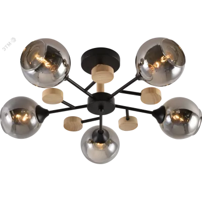 Люстра Rivoli Elouisa 9181-305 5 х Е27 60 Вт модерн