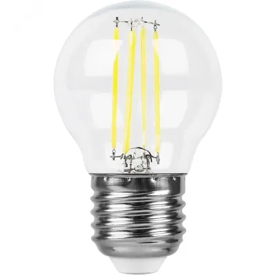 Лампа светодиодная, (9W) 230V E27 2700K прозрачная, LB-509