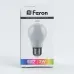 Лампа светодиодная,  (3W) 230V E27 RGB A50, LB-375 матовый плавная сменая цвета