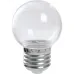 Лампа светодиодная, (1W) 230V E27 2700K G45 прозрачая, LB-37