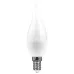 Лампа светодиодная, (9W) 230V E14 6400K свеча на ветру C37Т, LB-570