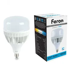 Лампа светодиодная, (120W) 230V E27-E40 6400K Т150, LB-65