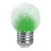 Лампа-строб, (1W) 230V E27 зеленый G45 , LB-377