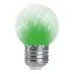 Лампа-строб, (1W) 230V E27 зеленый G45 , LB-377