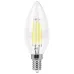 Лампа светодиодная, (11W) 230V E14 6400K прозрачная, LB-713