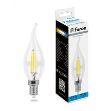 Лампа светодиодная, (7W) 230V E14 6400K, LB-67