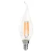 Лампа светодиодная, (15W) 230V E14 6400K прозрачная, LB-718