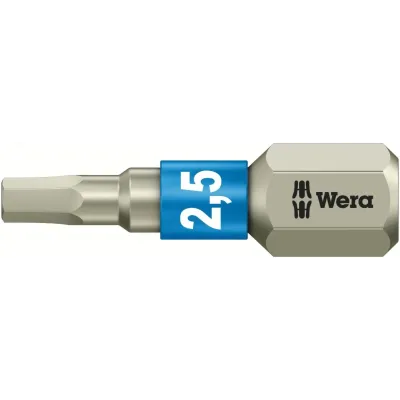 Бита под внутренний шестигранник 3840/1 TS Hex-Plus нержавеющая сталь хвостовик 1/4 C 6.3 2.5X25 мм