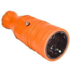 Розетка переносная РБп14-1-0м IP20 оранжевая OMEGA