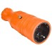 Розетка переносная РБп14-1-0м IP20 оранжевая OMEGA