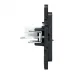 Стокгольм Механизм Розетки RJ-45 2-местной черный EKF
