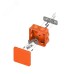 Коробка огнестойкая E45 85х85х40мм с клеммниками 5 полюсов 0,5-6мм2 IP55 HF EKF