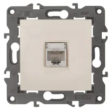14-3107-02 ЭРА Розетка RJ45, IP20, сл.кость (10/100/3000)