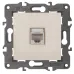 14-3107-02 ЭРА Розетка RJ45, IP20, сл.кость (10/100/3000)