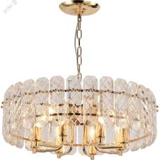 Люстра Rivoli Sylvia 1049-308 8 х Е14 40 Вт хрусталь