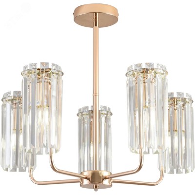 Люстра Zoe 1064-305 5хЕ14 40 Вт хрусталь