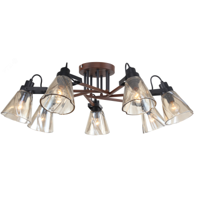 Люстра Rivoli Clarissa 5098-307 7 х Е14 40 Вт лофт - кантри