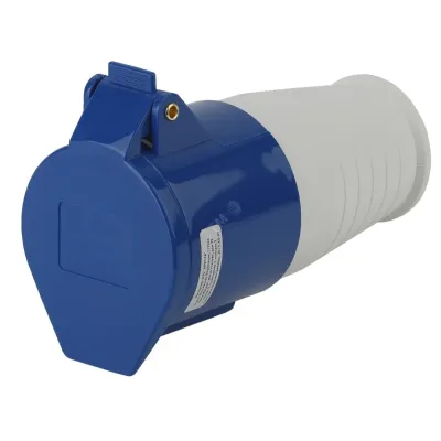 Розетка ЭРА R-32-2P-PE-IP44 переносная 223 2Р+РЕ 32А 220В IP44
