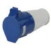 Розетка ЭРА R-32-2P-PE-IP44 переносная 223 2Р+РЕ 32А 220В IP44