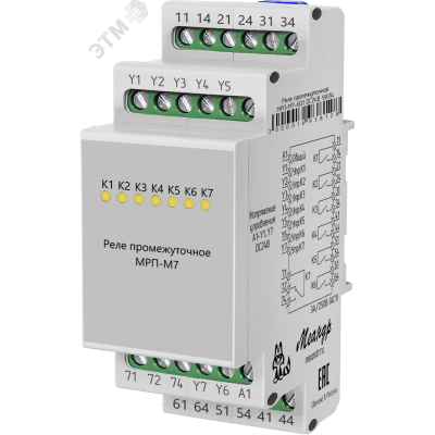 Реле промежуточное МРП-М7-601 DC24В УХЛ4