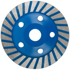 Диск алмазный шлифовальный, посадочный диаметр 22.2 мм, ''Турбо'' широкие сегменты 125 мм