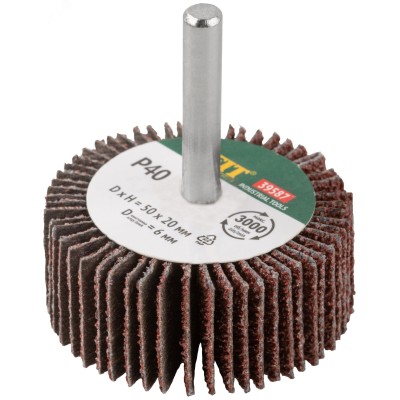 Диск лепестковый для дрели радиальный 50х20х6 мм Р 40